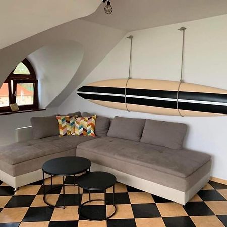Szines Panorama Apartman Balatonlelle Luaran gambar